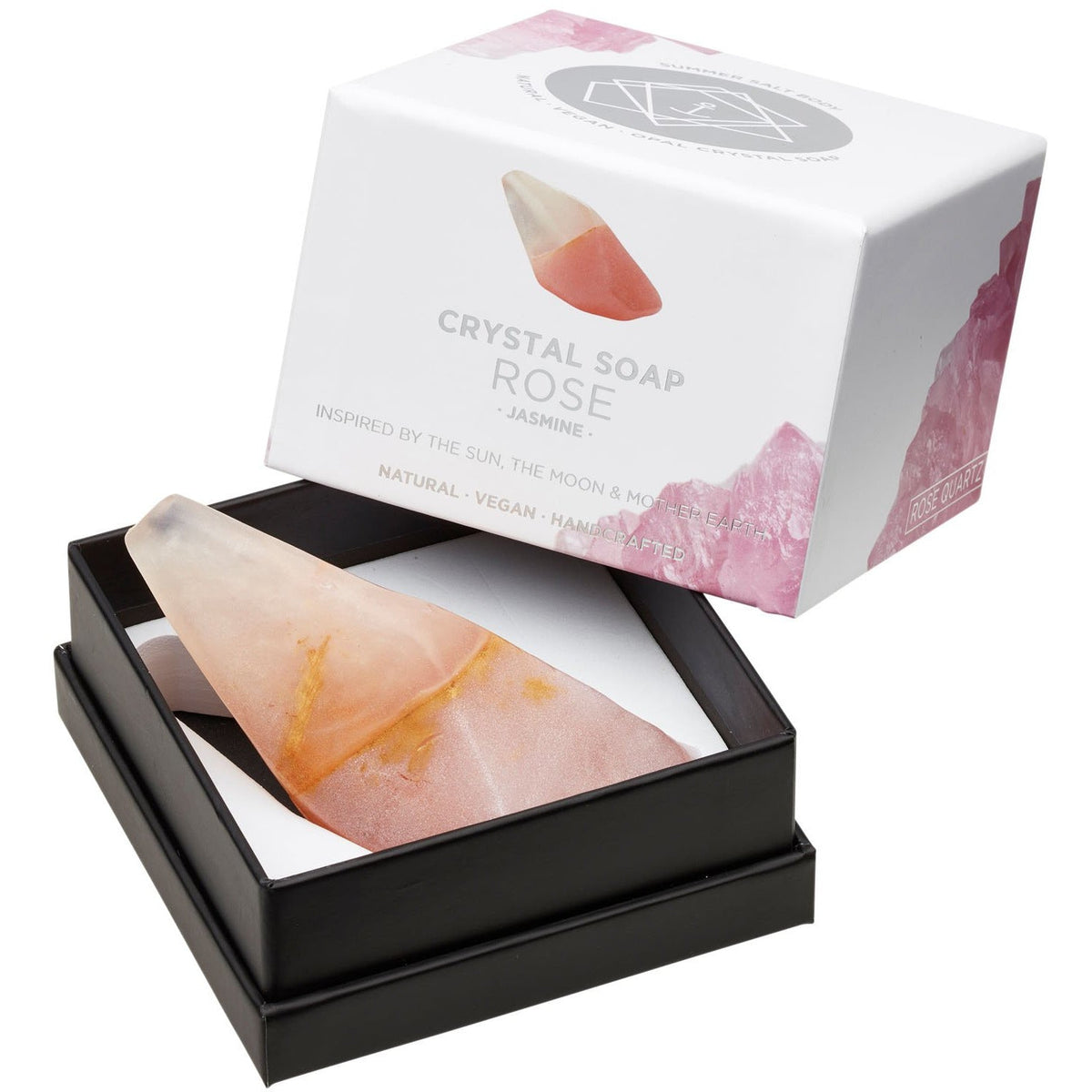 Rose Quartz Crystal Soap